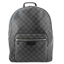 Load image into Gallery viewer, LOUIS VUITTON Josh Damier Graphite Backpack Black
