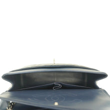 Load image into Gallery viewer, CHANEL Classic Double Flap Quilted Patent Leather Shoulder Bag Navy Blue
