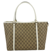 Load image into Gallery viewer, GUCCI Joy Medium GG  Supreme Canvas Tote Bag Beige 197953
