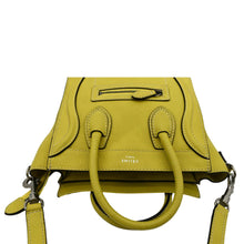 Load image into Gallery viewer, CELINE Nano Luggage Calfskin Leather Shoulder Bag Citron
