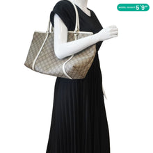 Load image into Gallery viewer, GUCCI Joy Medium GG  Supreme Canvas Tote Bag Beige 197953
