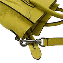 Load image into Gallery viewer, CELINE Nano Luggage Calfskin Leather Shoulder Bag Citron
