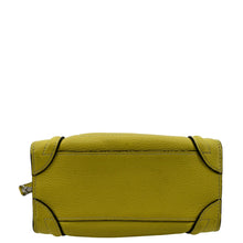 Load image into Gallery viewer, CELINE Nano Luggage Calfskin Leather Shoulder Bag Citron
