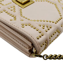 Load image into Gallery viewer, CHRISTIAN DIOR Diorama Vertical Leather Crossbody Clutch Bag Beige
