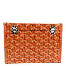 Load image into Gallery viewer, GOYARD Cassette Canvas Trunk Clutch Bag Orange
