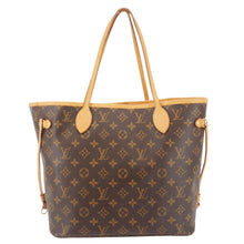 Load image into Gallery viewer, LOUIS VUITTON Neverfull MM Monogram Canvas Shoulder Bag Brown
