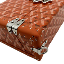 Load image into Gallery viewer, GOYARD Cassette Canvas Trunk Clutch Bag Orange
