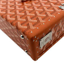 Load image into Gallery viewer, GOYARD Cassette Canvas Trunk Clutch Bag Orange
