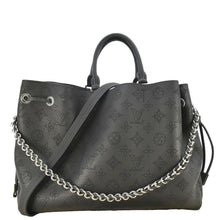 Load image into Gallery viewer, LOUIS VUITTON Bella Mahina Calf Leather Tote Shoulder Bag Black
