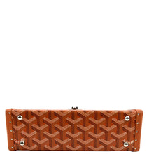 Load image into Gallery viewer, GOYARD Cassette Canvas Trunk Clutch Bag Orange
