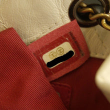 Load image into Gallery viewer, CHANEL Gabrielle Small Quilted Aged Calfskin Leather Backpack Bag White
