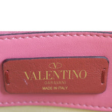 Load image into Gallery viewer, VALENTINO Rockstud Medium Candystud Leather Top Handle Shoulder Bag Pink
