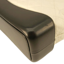 Load image into Gallery viewer, CHANEL Gabrielle Small Quilted Aged Calfskin Leather Backpack Bag White
