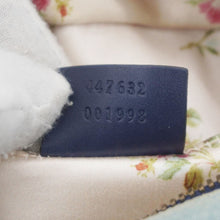 Load image into Gallery viewer, GUCCI Pearl GG Marmont Small Denim Crossbody Bag Blue 447632
