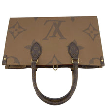 Load image into Gallery viewer, LOUIS VUITTON Onthego MM Giant Monogram Canvas Tote Shoulder Bag Brown
