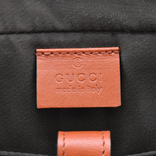 Load image into Gallery viewer, GUCCI Diamante Bright Leather Briefcase Travel Bag Orange 344357
