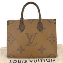 Load image into Gallery viewer, LOUIS VUITTON Onthego MM Giant Monogram Canvas Tote Shoulder Bag Brown
