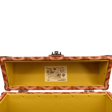 Load image into Gallery viewer, GOYARD Cassette Canvas Trunk Clutch Bag Orange
