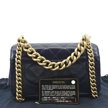 Load image into Gallery viewer, CHANEL Chain Handle CC Flap Quilted Leather Shoulder Bag Blue
