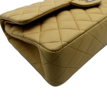 Load image into Gallery viewer, CHANEL Classic Medium Double Flap Quilted Leather Shoulder Bag Beige
