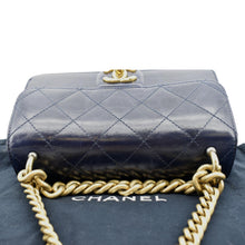 Load image into Gallery viewer, CHANEL Chain Handle CC Flap Quilted Leather Shoulder Bag Blue
