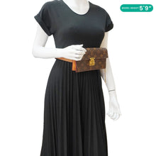 Load image into Gallery viewer, LOUIS VUITTON S Lock Monogram Canvas Belt Pouch Brown
