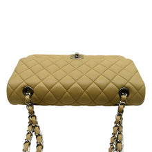 Load image into Gallery viewer, CHANEL Classic Medium Double Flap Quilted Leather Shoulder Bag Beige
