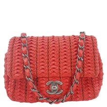 Load image into Gallery viewer, CHANEL Paris Seoul Crotch Mini Lambskin Leather Shoulder Bag Red
