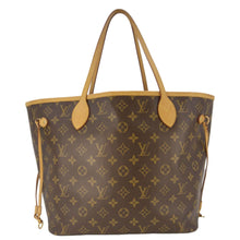 Load image into Gallery viewer, LOUIS VUITTON Neverfull MM V Monogram Canvas Tote Bag Brown
