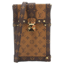 Load image into Gallery viewer, LOUIS VUITTON Pochette Trunk Monogram Canvas Verticale Crossbody Bag Brown
