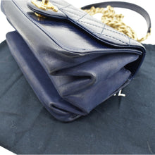 Load image into Gallery viewer, CHANEL Chain Handle CC Flap Quilted Leather Shoulder Bag Blue
