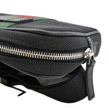 Load image into Gallery viewer, Gucci Web Monogram Canvas Slim Belt Bag in Black
