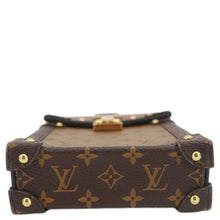 Load image into Gallery viewer, LOUIS VUITTON Pochette Trunk Monogram Canvas Verticale Crossbody Bag Brown
