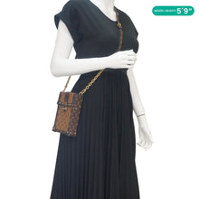 Load image into Gallery viewer, LOUIS VUITTON Pochette Trunk Monogram Canvas Verticale Crossbody Bag Brown
