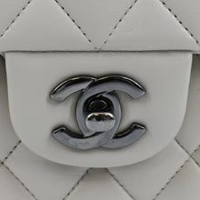 Load image into Gallery viewer, CHANEL Classic Medium Double Flap Quilted Leather Shoulder Bag Ivory
