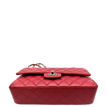 Load image into Gallery viewer, CHANEL Classic Medium Double Flap Quilted Leather Shoulder Bag Red
