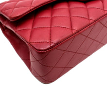 Load image into Gallery viewer, CHANEL Classic Medium Double Flap Quilted Leather Shoulder Bag Red
