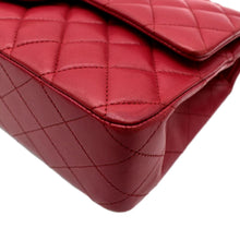 Load image into Gallery viewer, CHANEL Classic Medium Double Flap Quilted Leather Shoulder Bag Red
