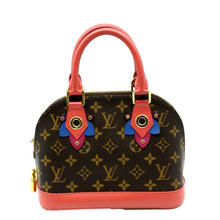 Load image into Gallery viewer, LOUIS VUITTON Alma BB Totem Monogram Canvas Satchel Bag Flamingo
