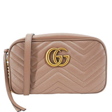 Load image into Gallery viewer, GUCCI GG Marmont Small Matelasse Camera Bag Beige
