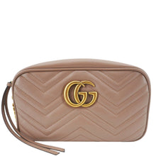 Load image into Gallery viewer, GUCCI GG Marmont Small Matelasse Camera Bag –  Front View
