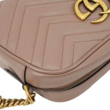 Load image into Gallery viewer, GUCCI GG Marmont Small Matelasse Camera Bag –  Stitching &amp; Finish Detail

