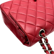 Load image into Gallery viewer, CHANEL Classic Medium Double Flap Quilted Leather Shoulder Bag Red
