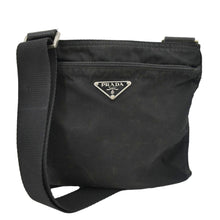 Load image into Gallery viewer, PRADA Nylon Crossbody Messenger Bag Black
