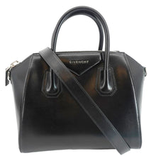 Load image into Gallery viewer, GIVENCHY Antigona Small Leather Satchel Shoulder Bag Black
