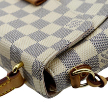 Load image into Gallery viewer, LOUIS VUITTON Croisette Damier Azur Satchel Crossbody Bag White
