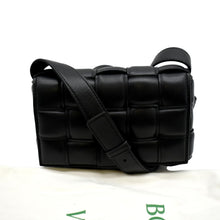 Load image into Gallery viewer, BOTTEGA VENETA Padded Cassette Leather Crossbody Bag Black
