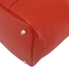 Load image into Gallery viewer, HERMES Picotin Lock 22 MM Taurillon Clemence Leather Hobo Bag Red

