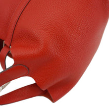 Load image into Gallery viewer, HERMES Picotin Lock 22 MM Taurillon Clemence Leather Hobo Bag Red
