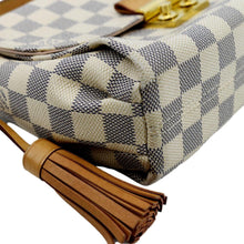 Load image into Gallery viewer, LOUIS VUITTON Croisette Damier Azur Satchel Crossbody Bag White
